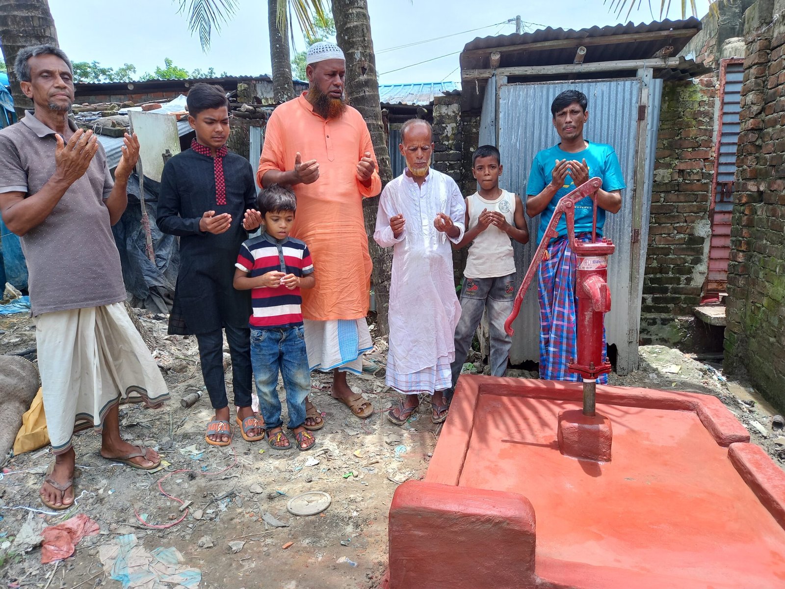 Community water well in Bangladesh